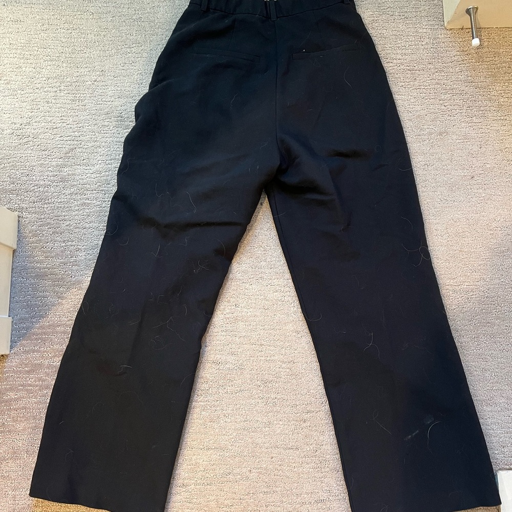 Abercrombie & Fitch Black Wide-Leg Trousers - Picture 8 of 8